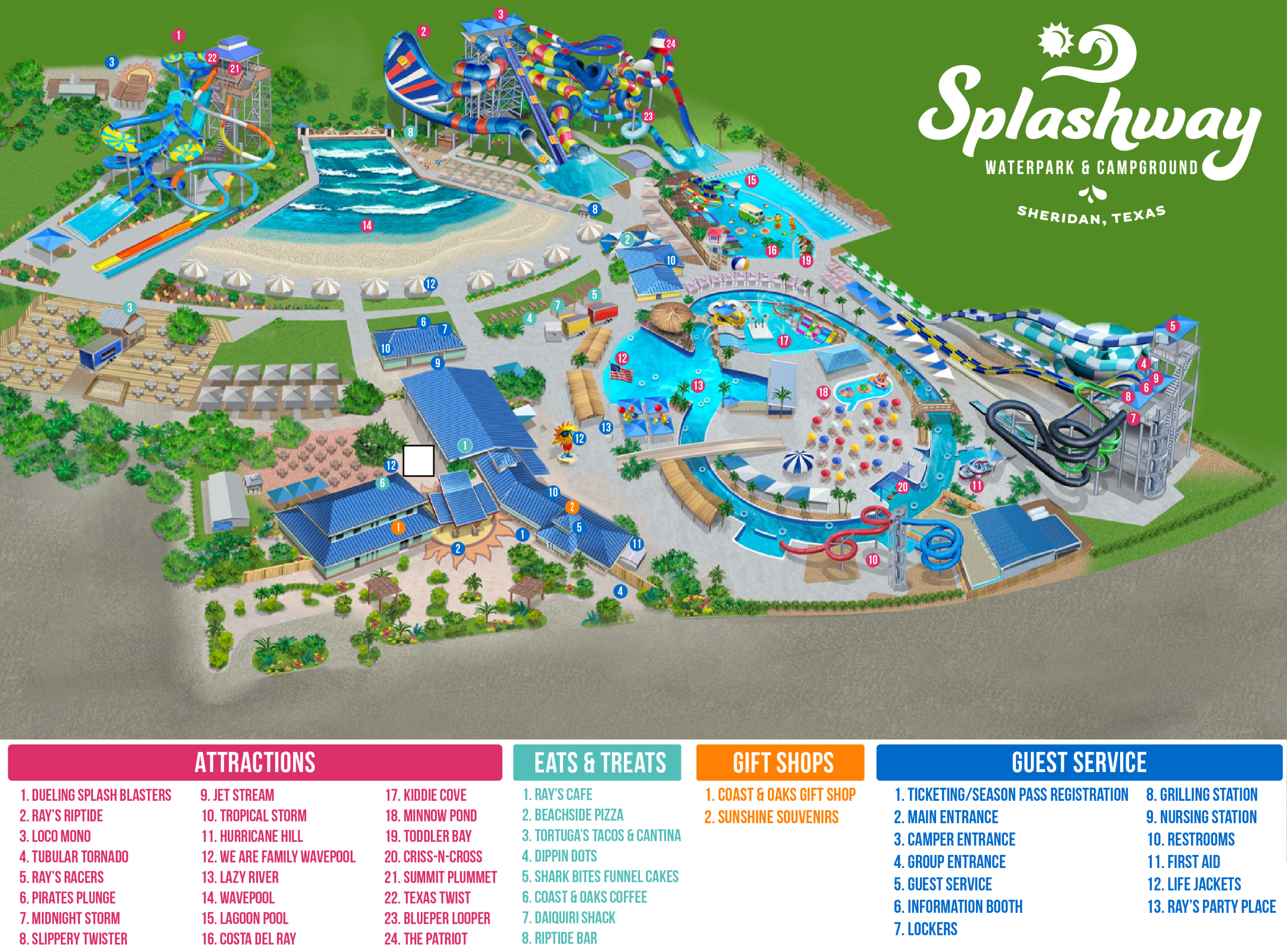 Waterpark Map